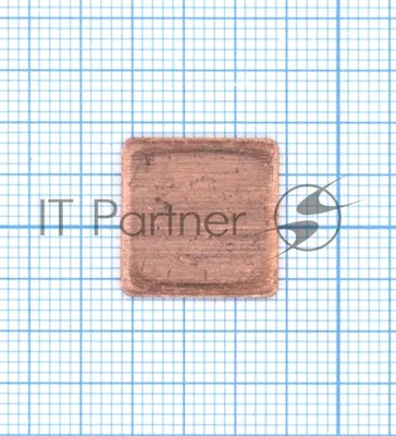 Медная термопрокладка 15x15x0.4 мм, 400 Вт/(м⋅К)
