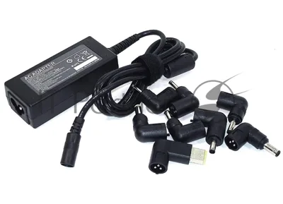 Универсальный блок питания (сетевой адаптер) для ноутбуков 9.5-20V 3A 45W с 8 насадками
