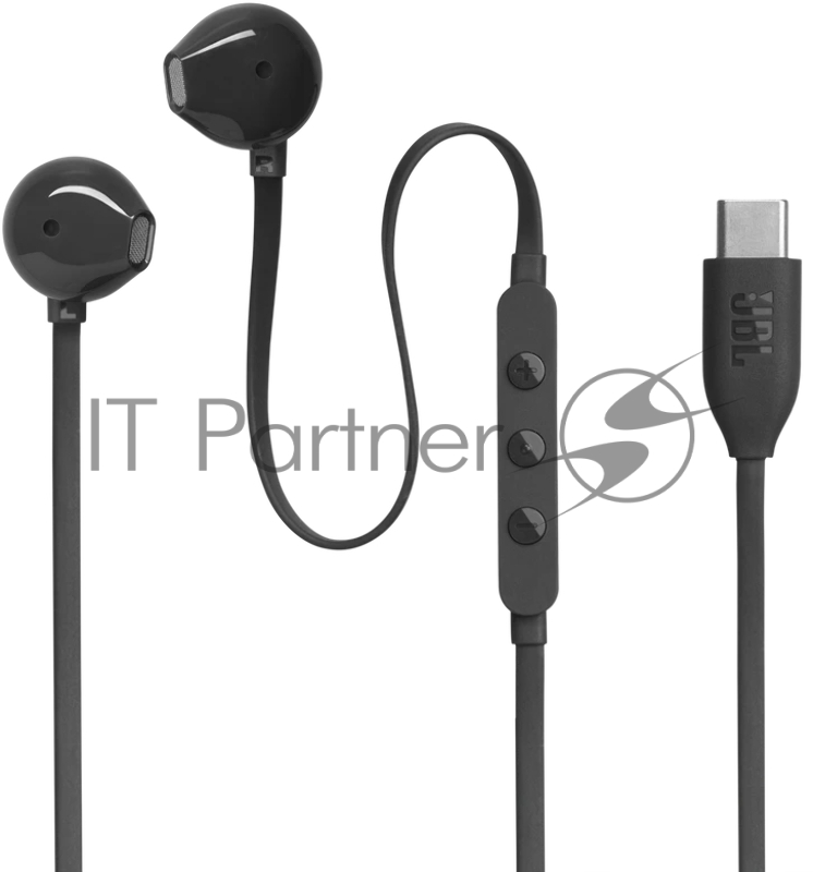 Проводные наушники JBL Tune 305C черный, вкладыши, USB Type-C