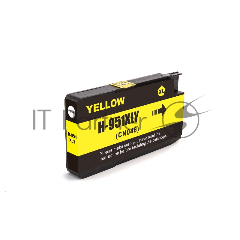 Картридж струйный NVPrint 951XL (NV-CN048AE) желтый для HP OfficejetPro 2251/276/8100/8615/8616/8600/8610/8620/8630/8640/8650/8660 (30 мл) cовместимый