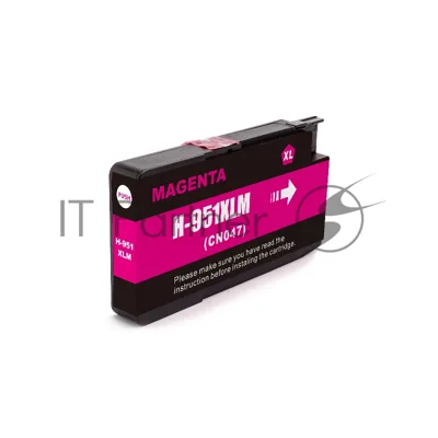 Картридж струйный NVPrint 951XL (NV-CN047AE) пурпурный для HP OfficejetPro 251/276/8100/8615/8616/8600/8610/8620/8630/8640/8650/8660 (30 мл) cовместимый