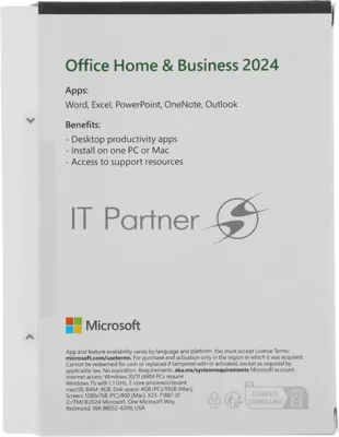 Офисное приложение Microsoft Office Home and Business 2024 English Medialess (EP2-06638)