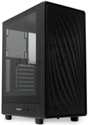 Компьютерный корпус без блока питания HSPD M510, Mesh Mid Tower, черный, TG, 0.5 SPCC, no fans ATX, mATX, mITX 180/280/160мм 1x2.5", 1x3.5", 7xPCI 1xUSB-A 3.0, 1xUSB-A 1.0 517x277x418мм