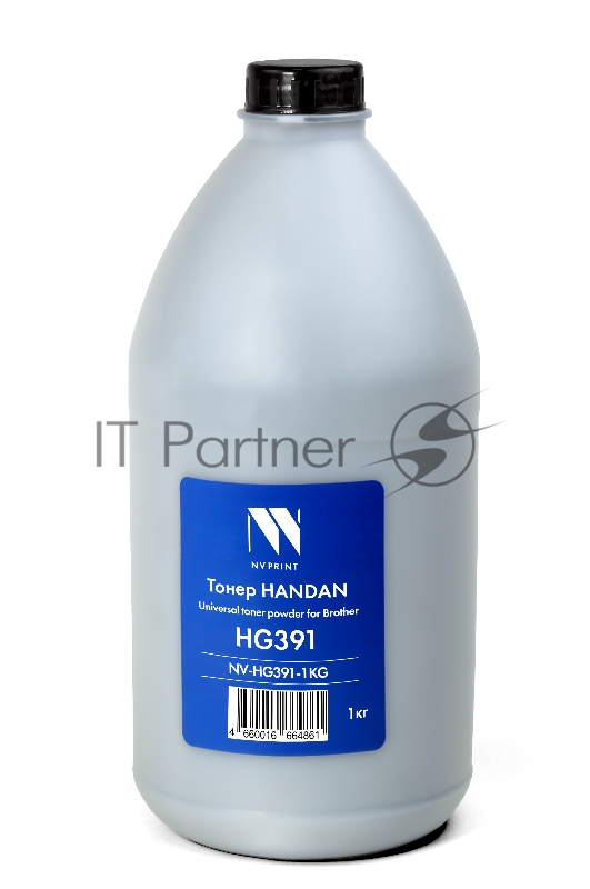 Тонер NVPrint Handan для Brother HG391 (1кг) HL-L2300/L2340/L2360/L2365/L2380/DCP-L2500/L2520/L2540/L2560/L2700/L2740, DCP-L2500/HL 2240,2250, 2270, FAX 2840, 2845, 2940, DCP 7060, 7065, 7070, MFC 7360, 7460, 7860/HL-2132, DCP-7057/HL-2130R/DCP-7055/HL-1110/1112 1210WR/1212WR/DCP-1510R/1512R/1610WR/1612WR/MFC-1810/1815R/1910/1912WR/HL-2030, 2040, 2045, 2070, 2075; DCP-7010/7025; MFC-7220/7420; FAX-2820/HL-2120/2140/2142/2150/2170/DCP-7030/7032/7040/7045/7320; MFC-7320/7340/7345/7440/7840 совмест