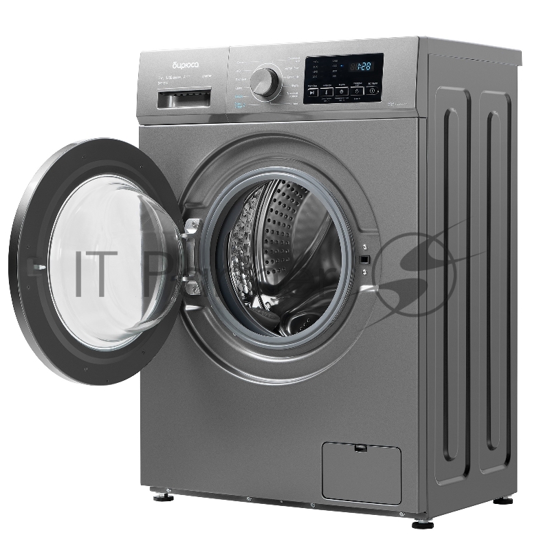 Стиральная машина Бирюса WM-SM712/08 M Металлик, загрузка фронтальная 7 кг, 1200 об/мин, класс А+++