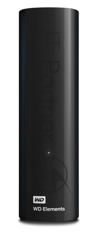Внешний жесткий диск Western Digital WDBWLG0200HBK-EESN Elements Desktop, 20Tb, 3.5", USB 3.0, Черный