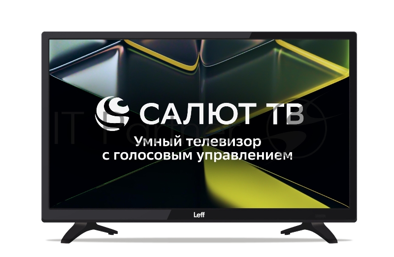 Телевизор LEFF 24" 24H690T черный DLED HD 60Hz Smart TV Салют ТВ