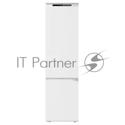 Встраиваемый холодильник Maunfeld MBF193SLFWGR Inverter белый двухкамерный 229/76 л морозилка снизу