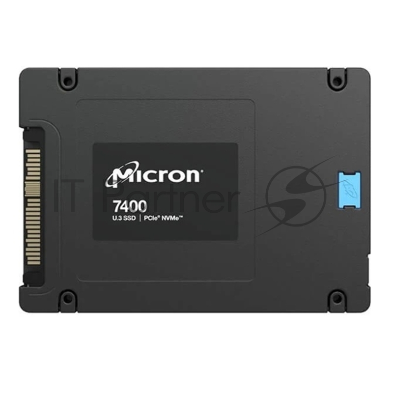 Накопитель SSD Micron 7400 Max, 3.2Tb, U.3, 2.5", NVMe, R/W 6600/3500