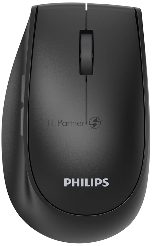 Мышь беспроводная Philips SPK7627 черный, 1600 dpi, радиоканал, Bluetooth, USB, кнопки - 5