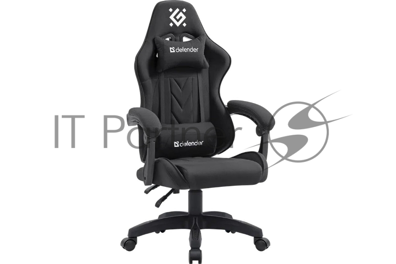 Кресло Defender Breeze черный, ткань, 120 кг