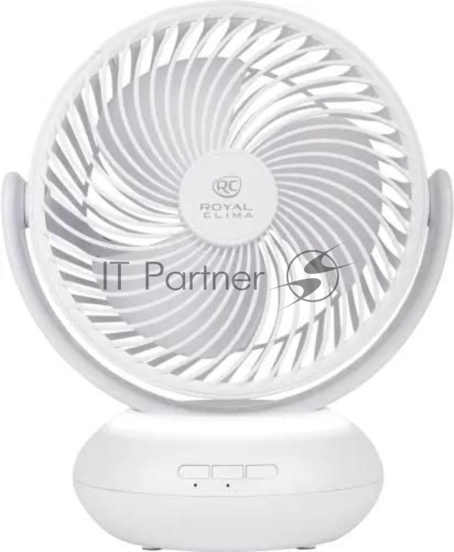 Вентилятор Royal Clima RSF-0701E-WT белый, настольный, 5 Вт, 3 скорости, 17 см