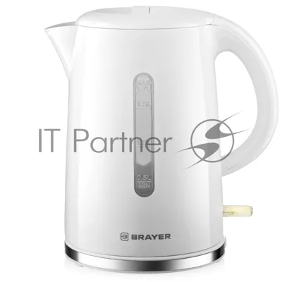 Чайник электрический BRAYER BR6108 1.7 л, 2200 Вт, белый
