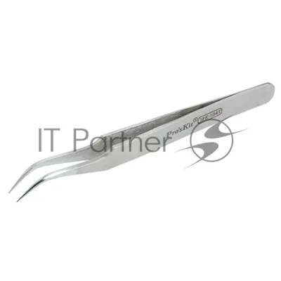 Пинцет Pro'sKit 1PK-104T антимагнитный, изогнутый 120мм