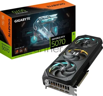 Видеокарта Gigabyte GeForce RTX 5070 GAMING OC, 12 GB GDDR7, 192 bit, 3xDisplayPort, HDMI, GPU 2805 MHz