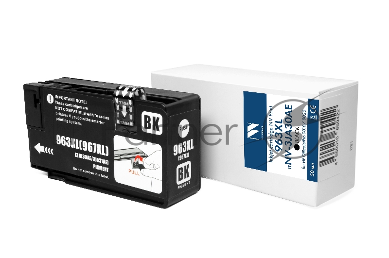 Картридж струйный NVPrint 963XL (NV-3JA30AE) Black для HP OfficeJetPro 9010/9020 (26 мл) совместимый