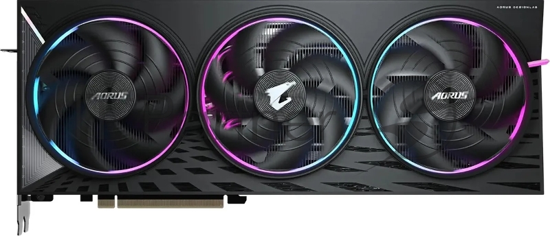 Видеокарта Gigabyte PCI-E GV-R9070XT AORUS E-16GD 1.0 AMD Radeon RX 9070XT 16Gb 256bit GDDR6 2175/20000 HDMIx2 DPx2 HDCP Ret