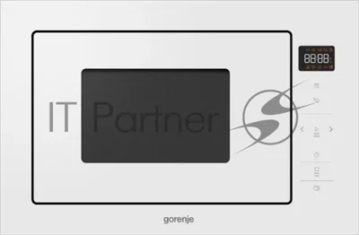 Встраиваемая микроволновая печь Gorenje BM251SG2WG белый, 25 л, 900 Вт, переключатели - сенсор