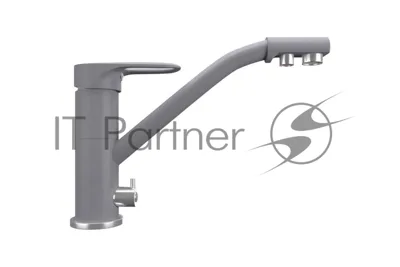Кухонный смеситель Maunfeld MFQT-10LGR светло-серый