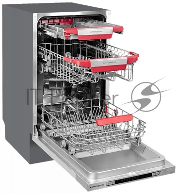 Встраиваемая посудомоечная машина Kuppersberg GSM 4573, серебристый, 45 см, 10 компл., 49 дБ, класс A++