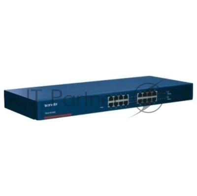 Коммутатор Tenda TEG1016G 16-Port 10/100/1000 Gigabit Switch 19"