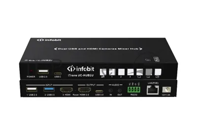 Коммутатор Infobit iTrans UC-HUB2U Dual USB and HDMI Cameras Mixer Hub