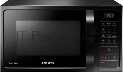 Микроволновая печь Samsung MC28H5013AK/BW черный, 28 л, 900 Вт, переключатели - мембранные кнопки