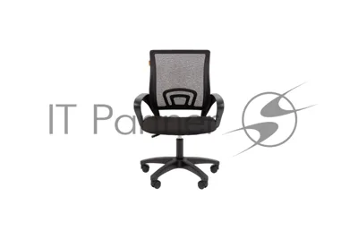 Кресло Chairman 696LT N TW-01 черный, ткань, 120 кг, механизм качания