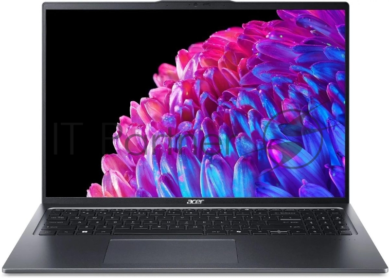Ноутбук Acer Swift Go 16 SFG16-72-787A 16" IPS Intel Core Ultra 7 155H 32Gb SSD 1024Gb Intel Arc Win11Home серый 1.6 кг