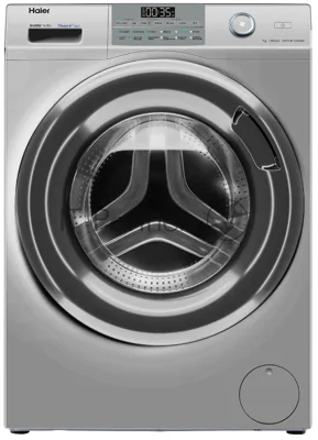 Стиральная машина Haier HW70-BP12959BSE серебристая, загрузка фронтальная 7кг, 1200 об/мин., класс: A+++