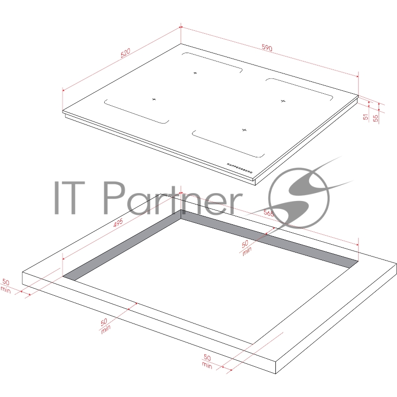 Индукционная варочная панель Kuppersberg ICI 629