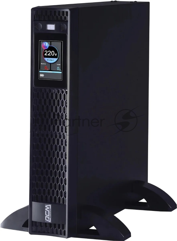 Источник бесперебойного питания Powercom Next, On-Line, 1500VA/1500W, Rack/Tower, 8*IEC320-C13, LCD, Serial+USB, SmartSlot, подкл. доп. Бат.