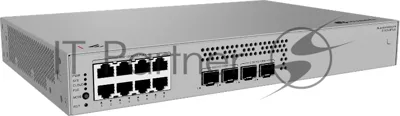 Коммутатор Huawei S310S-8P4JX, 8×1 Гбит/с PoE+ + 2×10 Гбит/с SFP+ + 2×2,5 Гбит/с SFP, управляемый