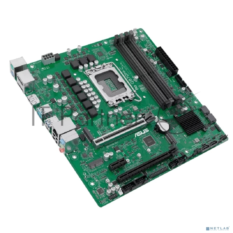Материнская плата ASUS Pro Q870M-C-CSM, LGA1851, Intel Q870, 4xDDR5, 4xSATA, 2xM.2, 1xPCIe 5.0 x16, 1xPCIe 4.0 x4, 1xPCIe 4.0 x1, 2xDP, 1xHDMI, 1xPS/2, 1x1Gb LAN, 3xUSB-A 10Gbps, 1xUSB-A 5Gbps, 2xUSB-A 2.0, 3x3.5 мм, 7.1, mATX