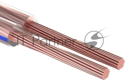 Кабель акустический PROconnect 2х0.50 кв.мм, прозрачный BLUELINE, 100 м