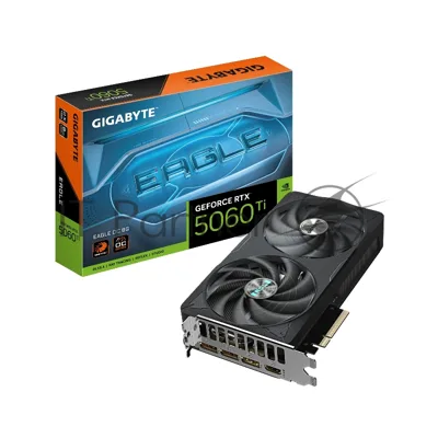 Видеокарта GIGABYTE GeForce RTX 5060 Ti EAGLE OC, 8 GB GDDR7, 128 bit, 3xDisplayPort, HDMI, GPU 2572 MHz