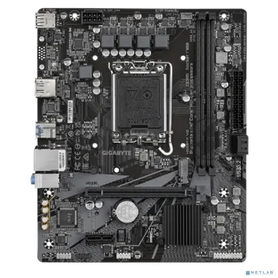 Материнская плата GIGABYTE H610M K V2, LGA1700, Intel H610, 2xDDR5, 2xSATA, 1xM.2, 1xPCIe 4.0 x16, DisplayPort, HDMI, 1x1Gb LAN, 3x3.5 мм, 7.1, microATX