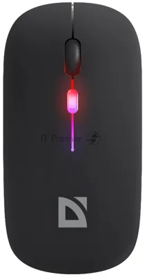 Мышь беспроводная Defender Coda MB-261 черный, 1600 dpi, радиоканал, Bluetooth, USB, кнопки - 4