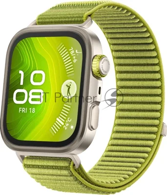 Умные часы HUAWEI Watch FIT 4 Pro Seiya-B29W, 1.82" AMOLED, 4G, GPS, IP6X, зеленый / серебристый