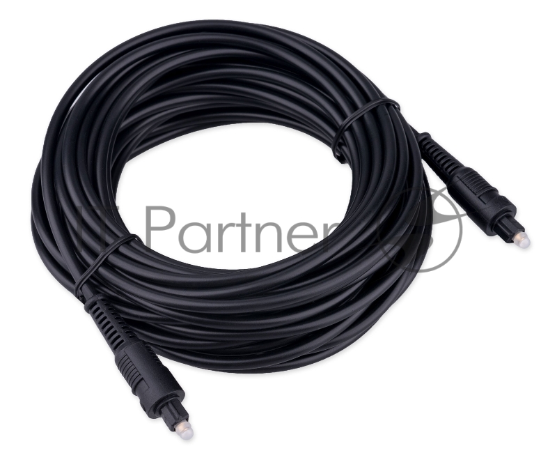 Кабель оптический Cablexpert CC-OPT-10M-N, Toslink 2xODT M/M, 10м, черный, пакет