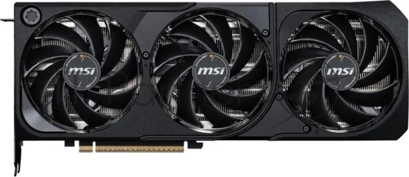 Видеокарта MSI GeForce RTX 5080 16G SHADOW 3X, 16GB GDDR7, 256 bit, HDMI, DP, GPU 2617 MHz
