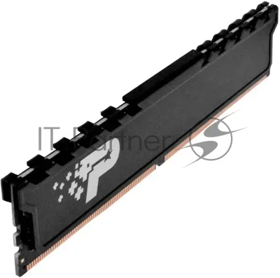 Оперативная память Patriot Signature Premium, DDR4, 8GB (1x8GB), 3200 MHz, CL22, с радиатором, чёрный