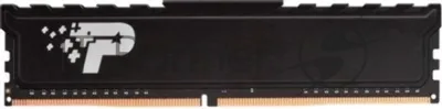 Оперативная память Patriot Signature Premium, DDR4, 16GB (1x16GB), 3200 MHz, CL22, с радиатором, чёрный