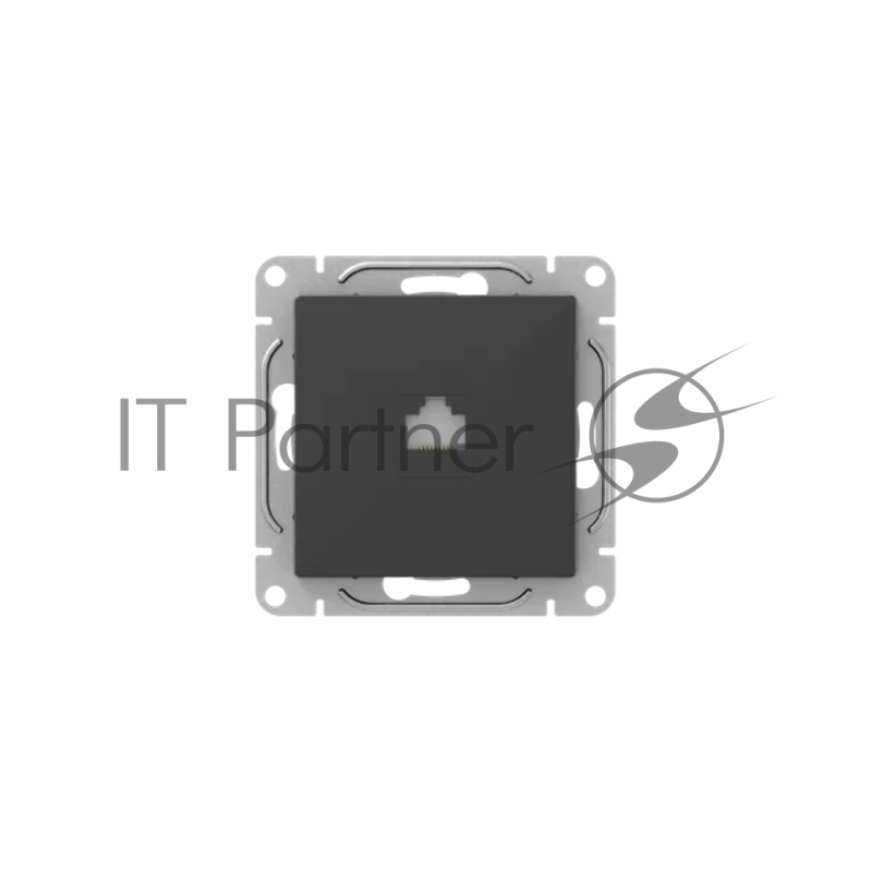 Механизм розетки RJ45 (cat5) EKF UP1-SOB-RJ45-5 черный Эпика