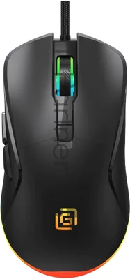 Мышь проводная Oklick 750G черный, 7200 dpi, USB, кнопки - 5