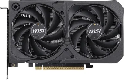 Видеокарта MSI GeForce RTX 5050 8G SHADOW 2X OC, NVIDIA RTX 5050, 8 ГБ GDDR6, 128 бит, PCI-e 5.0, 1xHDMI, 3xDP, 2617 МГц
