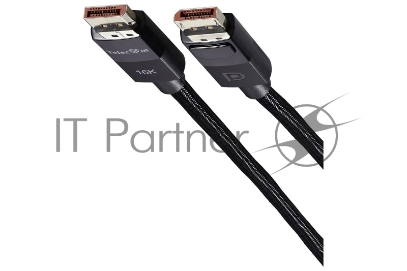 Кабель соединительный Telecom DP-DP 2.1V 80Gbs 16K@60Hz 1м, медь, TCG865-1M
