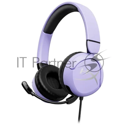 Гарнитура HyperX Cloud Mini Multi Lavender, беспроводная + проводная, Bluetooth, до 25 ч