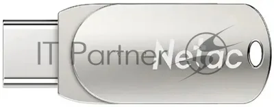 Флешка USB Netac U785C (NT03U785C-064G-32PN), 64Gb, USB 3.0/TypeC, R/W 110/45, серебристый
