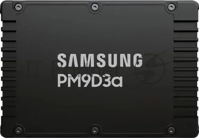 Накопитель SSD Samsung PM9D3a, 15360Gb, U.3(2.5" 15мм), NVMe, PCIe 5.0x4, 3D TLC, R/W 12000/6000Mb/s, IOPs 2 000 000/350 000, TbW 28032, DWPD 1 (12 мес.)